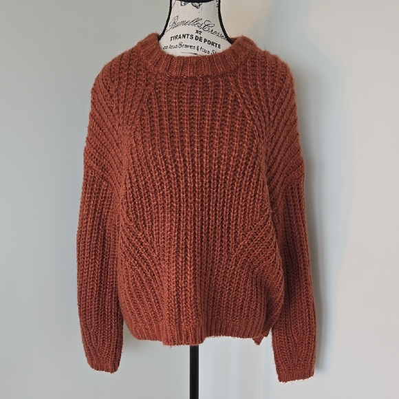 Universal Thread Women's Knit Sweater - Warm Rust - Picture 1 of 5